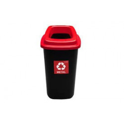 PLAFOR - Kôš na recykláciu odpadu 45l červený