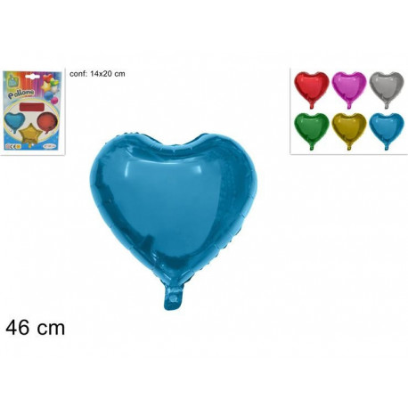 MAKRO - Balón srdce 46cm rôzne farby