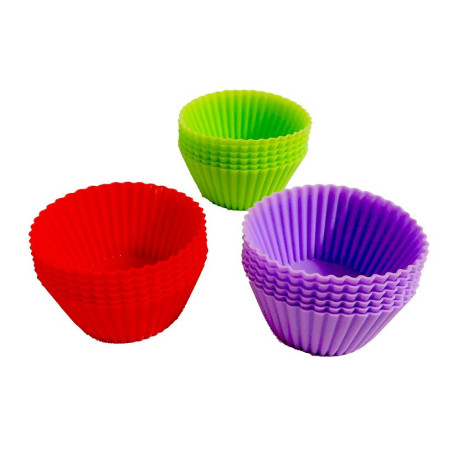 MAKRO - Košíčky na muffiny silikón 6ks rôzne farby