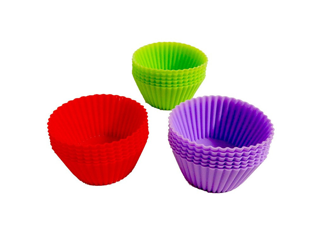 E-shop MAKRO - Košíčky na muffiny silikón 6ks rôzne farby