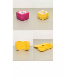MAKRO - Box desiatový+lyžica+vidlička rôzne farby a motívy