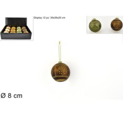 MAKRO - Guľa vianočná 8cm rôzne motívy a farby