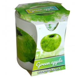 MAKRO - Sviečka v skle Green Apple