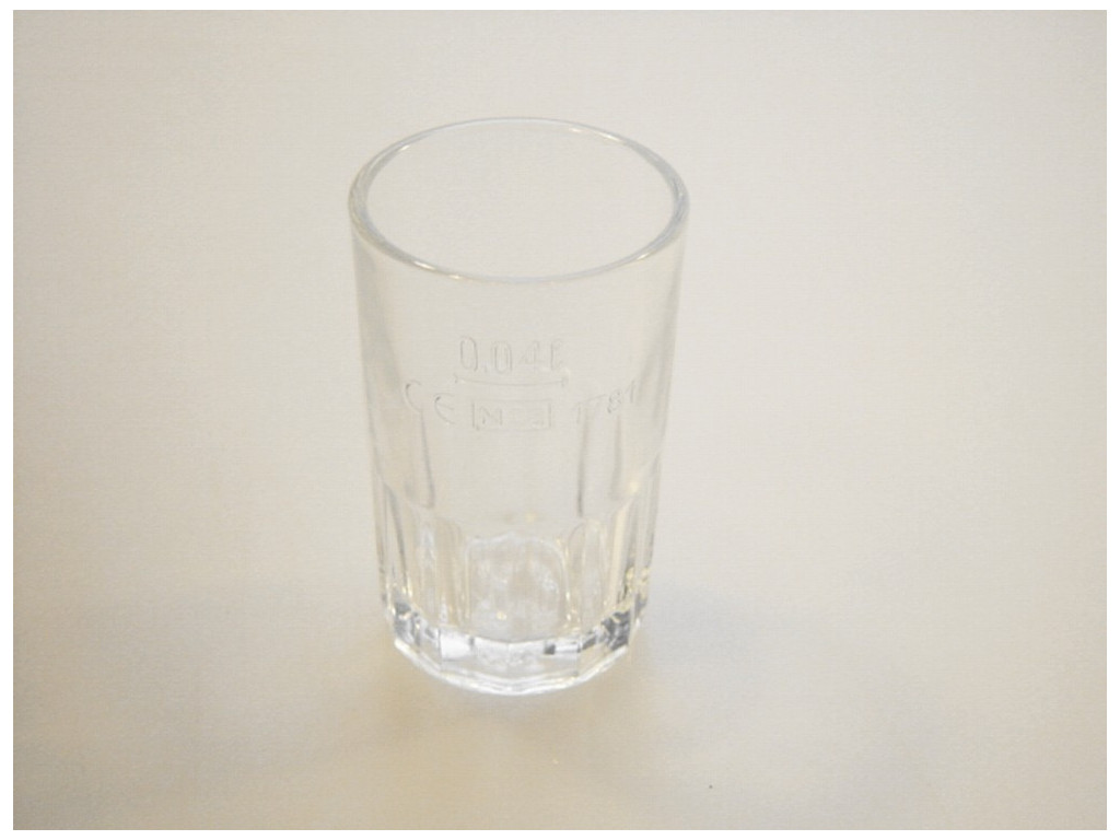 MAKRO - Pohár sklo lisovaný ciachovaný 40ml
