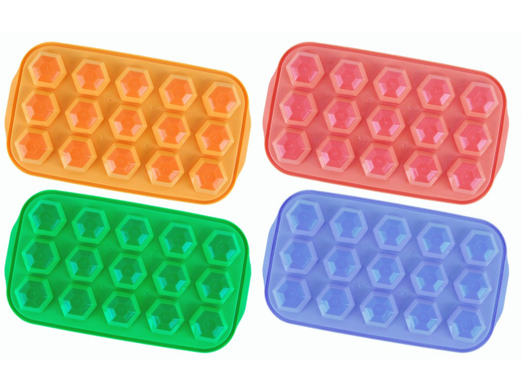 E-shop MAKRO - Forma na ľad 22x12,5x4cm rôzne farby